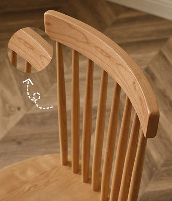 Moderna sedia da pranzo in legno massello per il ristorante Windsor