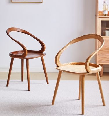 Design Nordic Modern Dining Chair con disegni personalizzati e finitura laccata