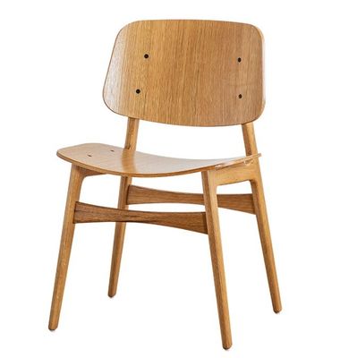 NO Piegato Disegni personalizzati Sedia da pranzo di lusso in legno massello nordico con telaio in legno di quercia bianco