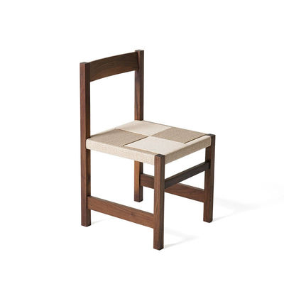Colore naturale corda tessuta in legno massello sedile intrecciato sedile da pranzo sedile per ristorante con artigianalità squisita