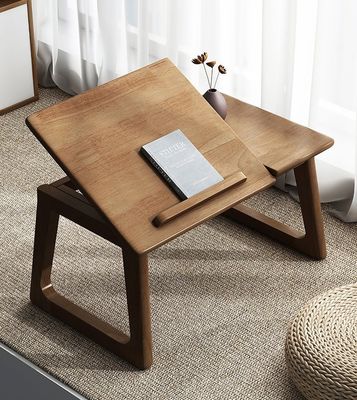 Personalizza il tavolo laterale in legno per l'apprendimento e i mobili del soggiorno senza piegare in colore naturale