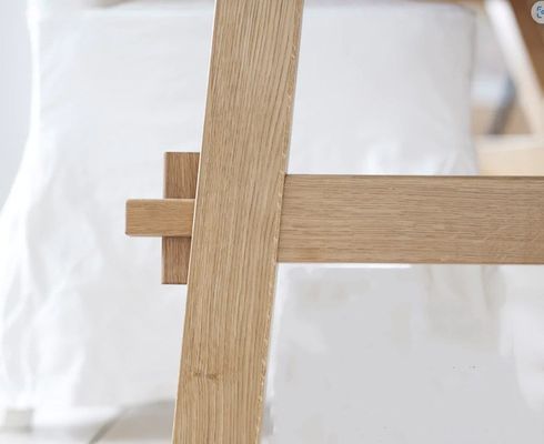 Tavolo da pranzo rettangolare in stile nordico per hotel e ristoranti Materiale in legno massello incluso