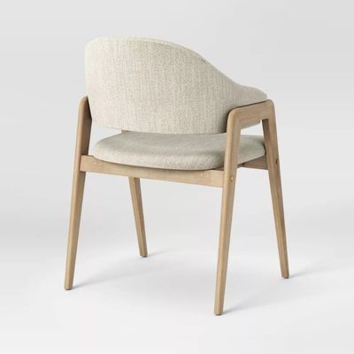 Home Arredamento Maggiore quantità Moderna stoffa Legno Poltrone per braccio per hotel e ristorante in ristorante