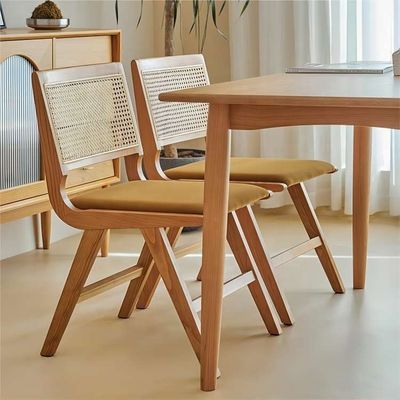 Sedie da cucina in legno massello e rotano per mobili commerciali