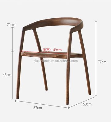 Hotel Ristorante Banchetto o Casa Sedile da pranzo in legno con design moderno e monoposto