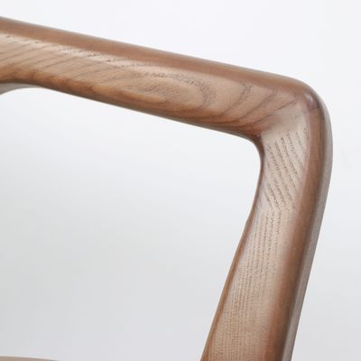 2023 Design Moderno Legno Massello PU Pelle Sala da pranzo Cattedra Ristorante per Arredamento Domiciliare Generale NO Piegato
