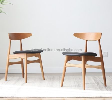Colori personalizzati Legno massello dorso rotondo Sedile da pranzo nordico per hotel ristorante banchetto e casa in stile classico moderno