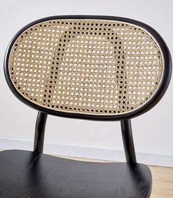 Moderno design Ash Wood Frame Rattan Sedile da pranzo per arredi da ristorante