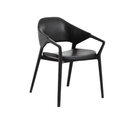 Nordic Design Modern Solid Wood Leather Dining Room Chair Restaurant in bianco/nero/vino rosso/rosso per posti a sedere robusti 2023
