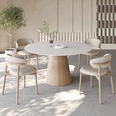 Moderna poltrona da pranzo in legno massello in PU per ristoranti e bar di design nordico 2023 Stile di design