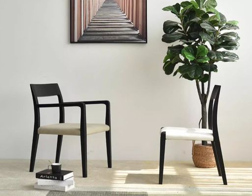 Home Arredamento Stile Italiano Design Moderno Tessuto in Legno Massello Tappezzeria Sala da pranzo Restaurante Poltrona per Cucina 2023
