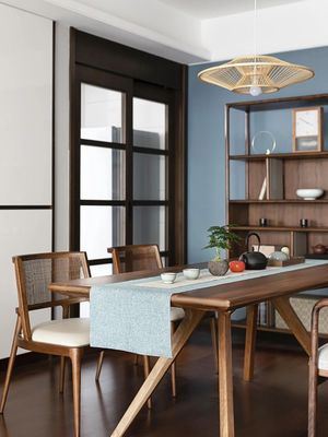 Ashwood Frame Nordic Design Moderno Legno Massello PU Pelle Rattan Sala da pranzo Seduta Ristorante 2023 per Cafè e Ristoranti