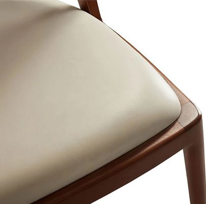 Ashwood Frame Nordic Design Moderno Legno Massello PU Pelle Rattan Sala da pranzo Seduta Ristorante 2023 per Cafè e Ristoranti