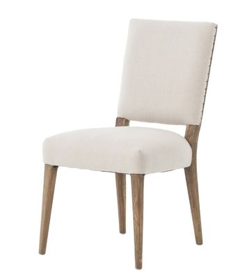 Restaurante Hotel Sedile da pranzo in legno massello con finitura in nitrolacchia e rivestimento in tessuti moderni