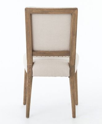 Restaurante Hotel Sedile da pranzo in legno massello con finitura in nitrolacchia e rivestimento in tessuti moderni