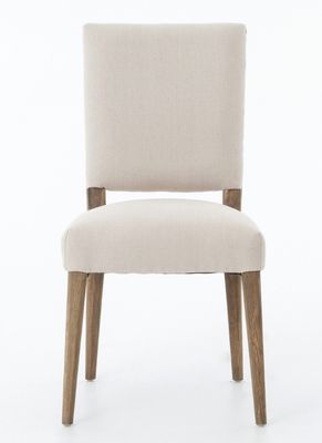 Restaurante Hotel Sedile da pranzo in legno massello con finitura in nitrolacchia e rivestimento in tessuti moderni