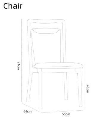 Home Arredamento Moderno in stile nordico Ristorante Sala da pranzo Sedie da pranzo in legno con finitura in nitrolacchia