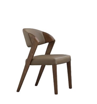 Arredamento per la sala da pranzo Italian Luxury Modern Design Sedile da caffè in legno Sedie impilate per una cucina sofisticata