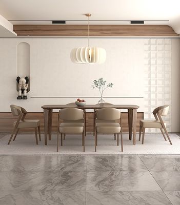 Arredamento per la sala da pranzo Italian Luxury Modern Design Sedile da caffè in legno Sedie impilate per una cucina sofisticata