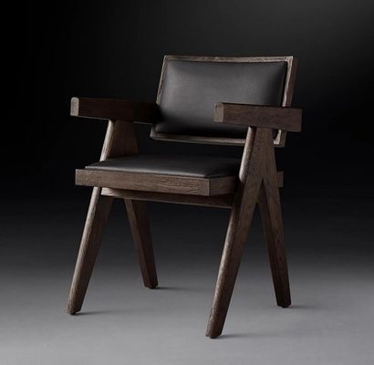 Top Grade Hotel Ristorante Casa Utilizzando Sala Da Pranzo Sedie Moderne In Legno PU Con Appoggibraccio E Finitura In Nitrolacque