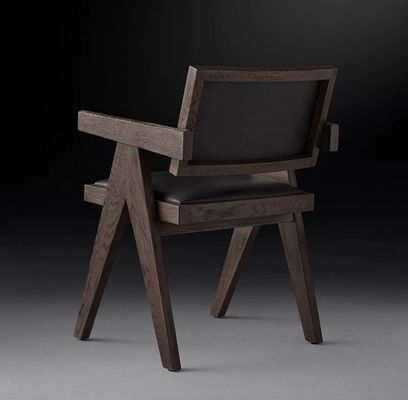 Top Grade Hotel Ristorante Casa Utilizzando Sala Da Pranzo Sedie Moderne In Legno PU Con Appoggibraccio E Finitura In Nitrolacque