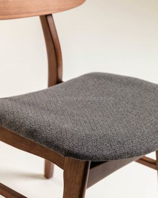 Home Arredamento In Legno Massello Sedie da pranzo con colori personalizzati e sedile in tessuto imbottito