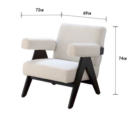 LL-C26 Sedile per il tempo libero per il soggiorno W69*D72*H74 cm