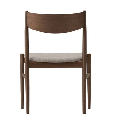 Poltrone da pranzo in legno imbottito in cuoio PU in stile di design tradizionale per mobili da ristorante