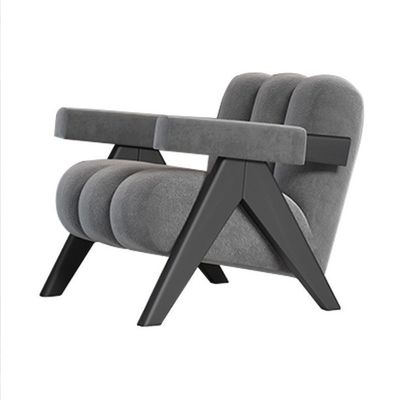 Moderno e robusto design in tessuto di legno Salotto Sedile da pranzo imbottito Divano Arredamento