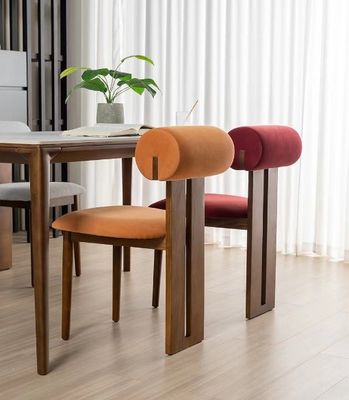 Moderno Living Arredamento Design Tessuto Sala da pranzo Seduta ristorante con stile in legno massello