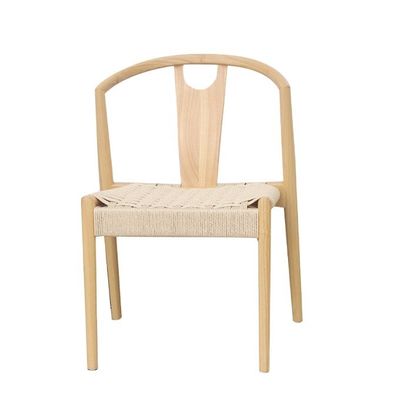 Sedie di legno massello naturale tessuto con cordone Wishbone La perfetta aggiunta al design giapponese moderno