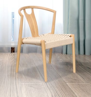 Sedie di legno massello naturale tessuto con cordone Wishbone La perfetta aggiunta al design giapponese moderno