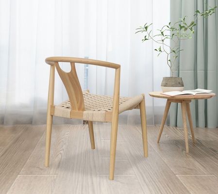 Sedie di legno massello naturale tessuto con cordone Wishbone La perfetta aggiunta al design giapponese moderno