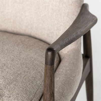 Design moderno Tempo libero Materiale in legno massello Sala da pranzo Ristorante Divano Poltrona Mobile da soggiorno Con appoggio per il tempo libero