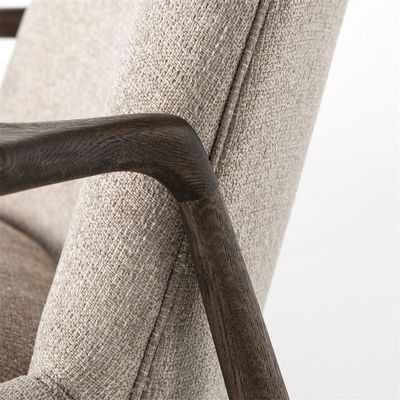 Design moderno Tempo libero Materiale in legno massello Sala da pranzo Ristorante Divano Poltrona Mobile da soggiorno Con appoggio per il tempo libero