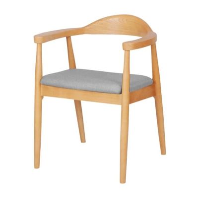 Colore personalizzato Sedile da pranzo in legno massello nordico moderno Sedile in pelle con telaio in legno Arredamento del soggiorno