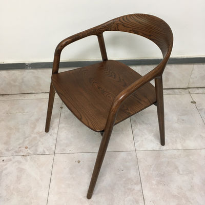 Moderno di legno nordico PU cuoio da pranzo mobili da soggiorno in legno con appoggio braccio per colore personalizzato in ufficio