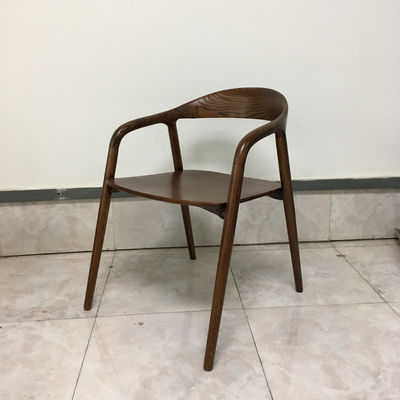 Moderno di legno nordico PU cuoio da pranzo mobili da soggiorno in legno con appoggio braccio per colore personalizzato in ufficio