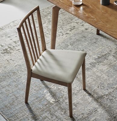 Sedie per il tempo libero Ristorante Sedie da pranzo in legno massello con design e rivestimento