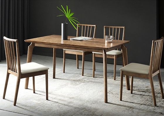 Sedie per il tempo libero Ristorante Sedie da pranzo in legno massello con design e rivestimento