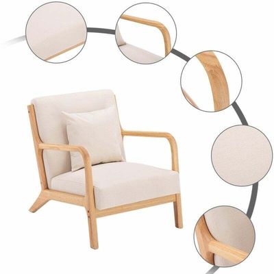 Colorato su misura Mono Velvet/Cotton And Linen/PU Leather Mobile Sedile da soggiorno per interni moderni ed eleganti