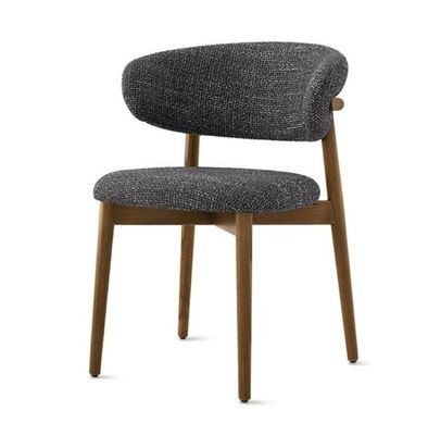 Sedie da pranzo in legno massello moderno e tappezzato con nitrolacque e sedie da ristorante in legno