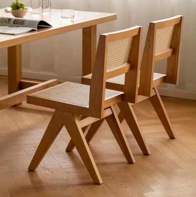 Salone Moderno Semplice In Legno Massello Rattan Sospendente Sedile Per Sala Da Pranzo Arredamento Per Soggiorno Legno Di Gomma