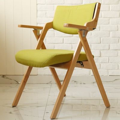 Sedie pieghevoli tessuto legno di quercia metallo sedie pieghevoli da pranzo per eventi W50*D60*H82CM mobili da pranzo