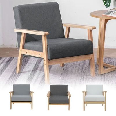 Moderno design Nitrolacquer Finish Divano in legno Poltrona per la casa Arredamento Soggiorno Hotel
