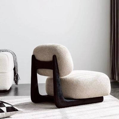 Legno massello Salone di svago Tessuti Arredamento soggiorno Divano Poltrona nordica 50pcs Divano in legno moderno Poltrona imbottita