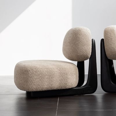 Legno massello Salone di svago Tessuti Arredamento soggiorno Divano Poltrona nordica 50pcs Divano in legno moderno Poltrona imbottita