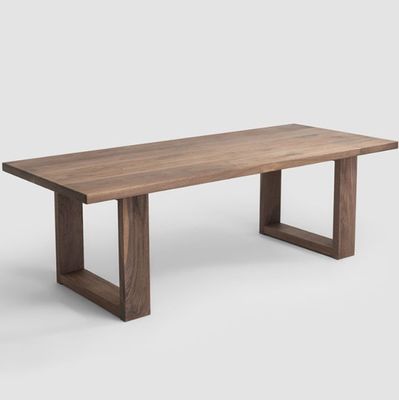 Sedile giapponese di lusso Sala da pranzo Arredamento Tavolo Tavolo da pranzo in legno massello rettangolare Set senza ripiegabile Villa per villa
