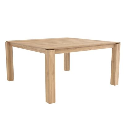 Home Arredamento Tavolo da pranzo in legno massello in colore naturale per sala da pranzo moderna