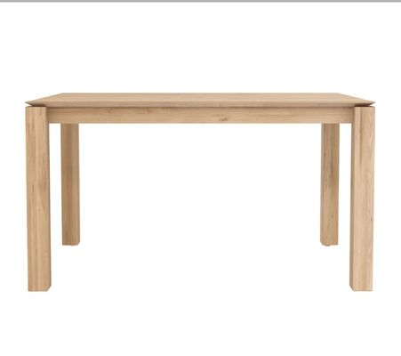 Home Arredamento Tavolo da pranzo in legno massello in colore naturale per sala da pranzo moderna